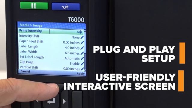 Printronix T6000e Industrial Barcode Printer смотреть онлайн