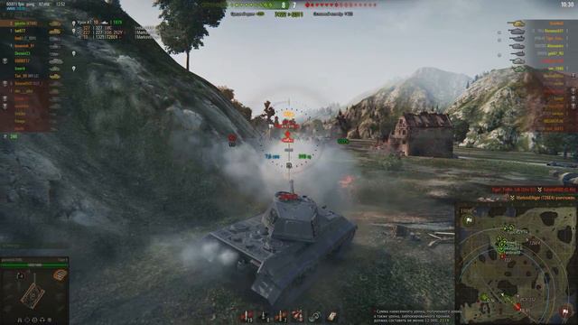 World of Tanks. Tiger II. Карта: Топь. Мастер. 3 отличительная отметка. смотреть онлайн