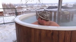 Обзор японской бани Фурако AltWood с композитной вставкой от компании Фитородник