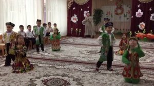 Өзбек биі. Узбекский танец. Детский сад 55. г.Алматы, мкрн.Таугуль.