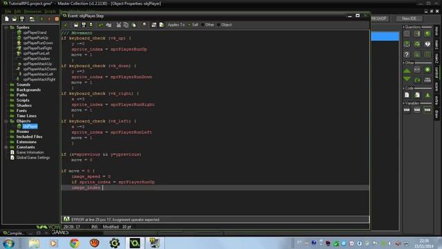 Game Maker RPG Game - Part 1: Advanced Movement & Collision смотреть онлайн