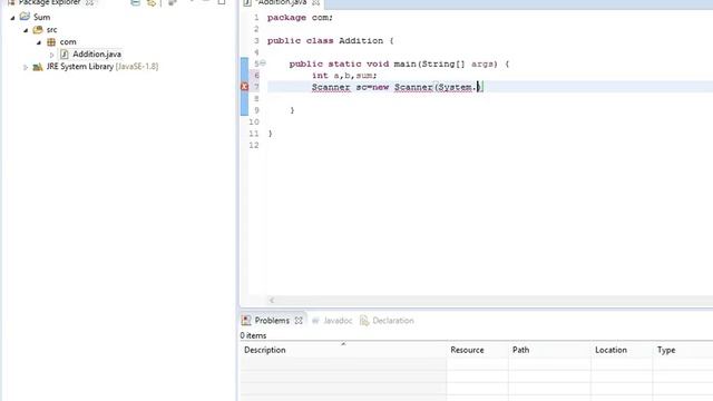 Adding of two numbers in java with eclipse смотреть онлайн