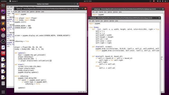 [World's Hardest Game] | How to make a game with Python & Pygame | collision detection | PART 3 смотреть онлайн