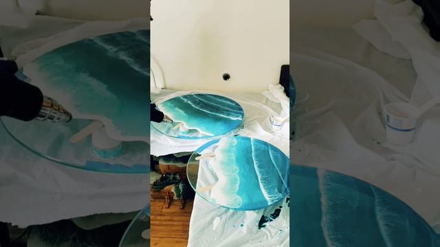 Стеклянные столы из эпоксидной смолы ? ? #etsy #бизнес #art #творчество #искусство #Америка #сша #s смотреть онлайн