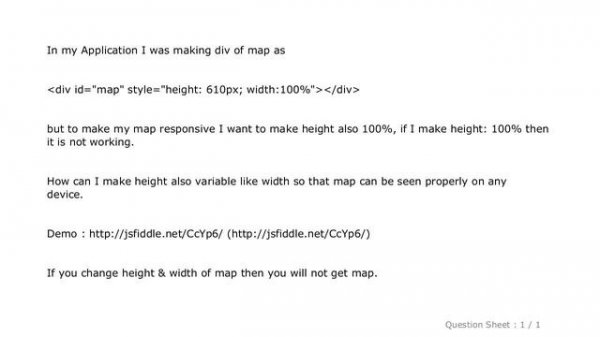 CSS : how to make leaflet map height variable