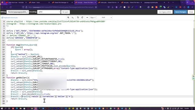 ساخت ربات تلگرام با php | قسمت پانزده | محصولات دلاری смотреть онлайн