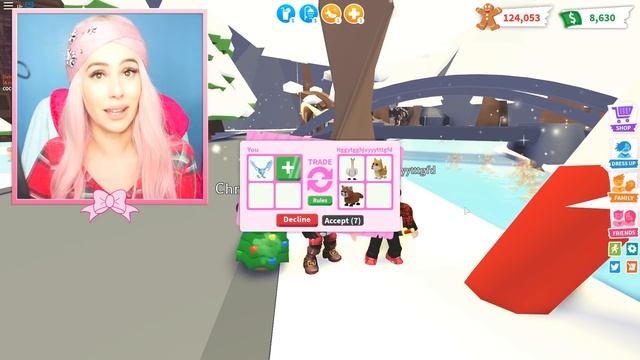 Trading All My NEW Favorite Pets For FREE For Christmas In Adopt Me! Roblox Adopt Me Trading смотреть онлайн