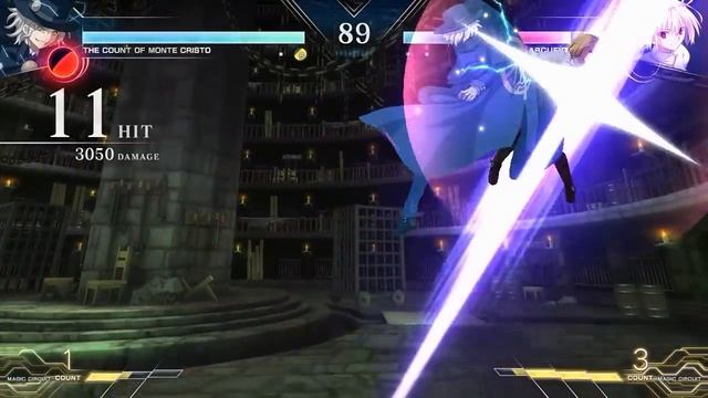 [MELTY BLOOD: TYPE LUMINA "The Count of Monte Cristo VS Arcueid" Gameplay Video ②] смотреть онлайн
