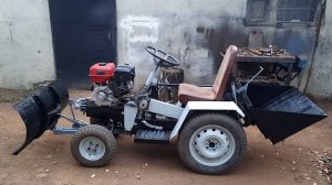 КОВШ и ЛОПАТА для самодельного трактора.