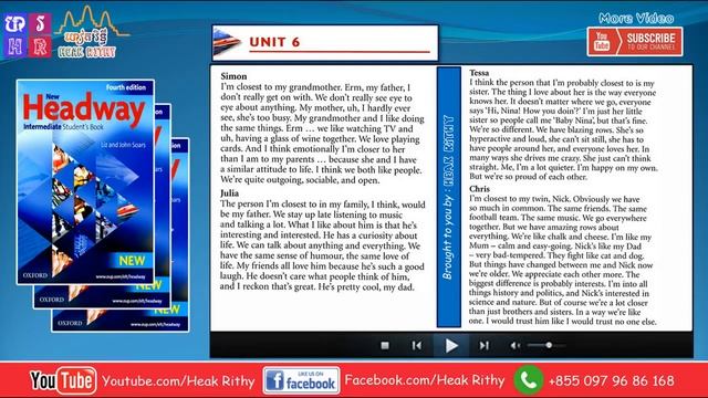 New Headway Intermediate Student's Book 4th Full Lesson смотреть онлайн