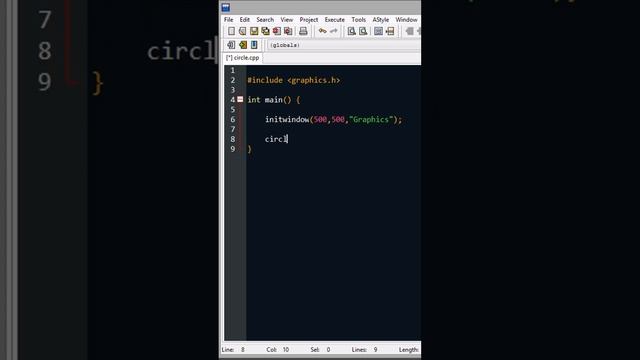 How to draw circle in C++ Graphics | Make Circle in C++ | Circle in C++ #cpp #programming смотреть онлайн