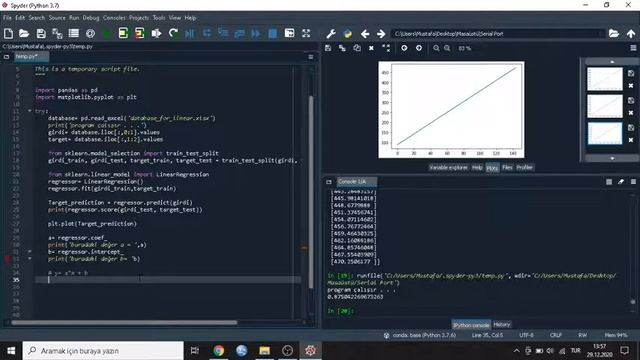 Python Sklearn Linear Regression Uygulaması (PART 2) смотреть онлайн