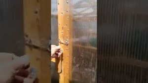 Собрал свою мечту,теплицу со съёмной крышей на зиму!