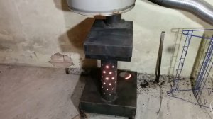 Печь на отработанном масле (отработке) разборная