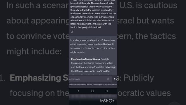 chat GPT exposes Joe Biden WEAK, on Israel!! смотреть онлайн
