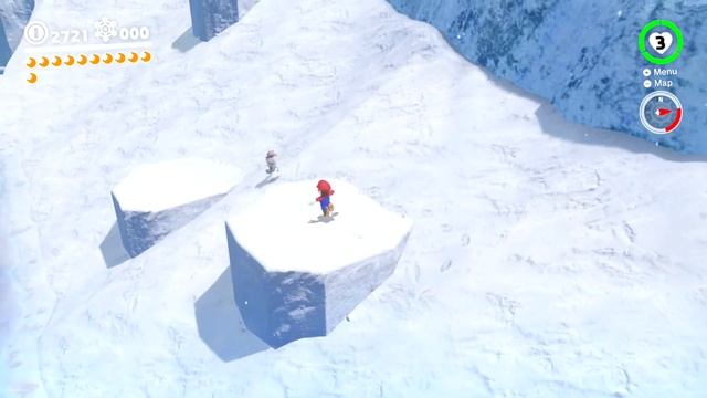 Super Mario Odyssey - Snow Kingdom Moon #10 - Caught Hopping in the Snow! смотреть онлайн