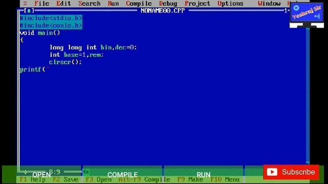 conversion binary to decimal using while loop смотреть онлайн