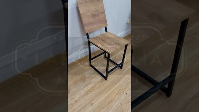 Стул LaFamiglia Rygge Loft Коричневый орех смотреть онлайн