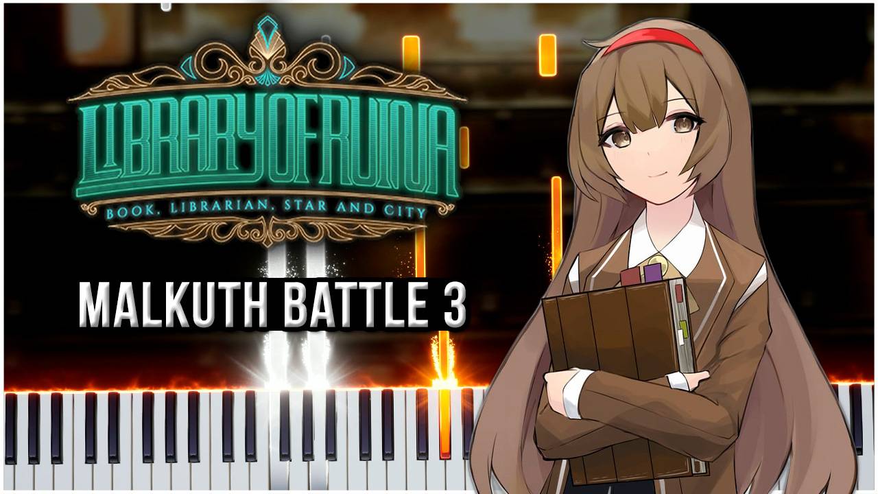 Malkuth Battle 3 (Library of Ruina) 【 КАВЕР НА ПИАНИНО 】 смотреть онлайн