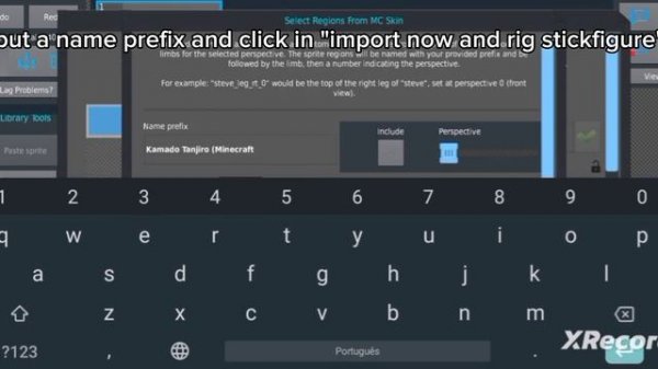 How to use the Minecraft Skin Feature in STICK NODES (UPDATE!!!)