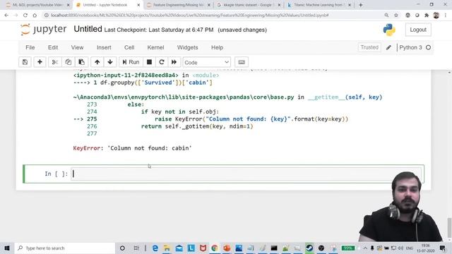 Live-Feature Engineering-All Techniques To Handle Missing Values- Day 1 смотреть онлайн