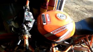 Первый запуск мотоцикла после зимы HONDA CBR600F3