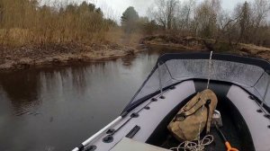 River Boats 430 + Tarpon 9.9 по  лесной реке
