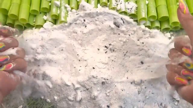 АСМР Пищевая сода хрустящая ? Измельчение мыльниц с крахмалом Снятие пленки ? Резка мыла смотреть онлайн