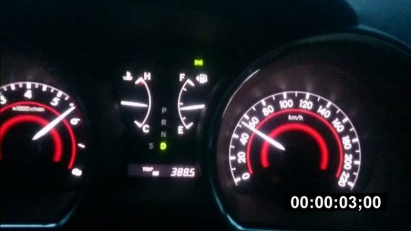Toyota Highlander 0-100 2013 год.3.5 273 л.с. безкат.