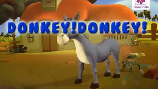 Donkey! Donkey! | 3D English Nursery Rhyme For Children | Periwinkle | Rhyme #80