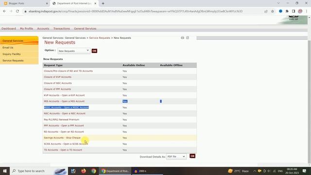पोस्ट ऑफिस MIS, MSSC and SCSS खाते खोले ऑनलाइन | post office online account opening | Good News смотреть онлайн