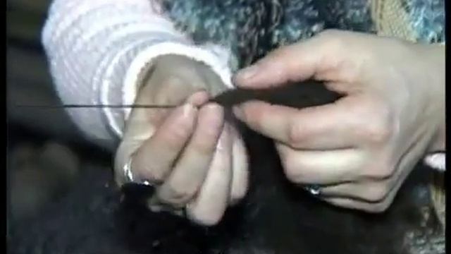 Suņu vilnas vērpšana Прядение собачьей шерсти Dog hair spinni смотреть онлайн