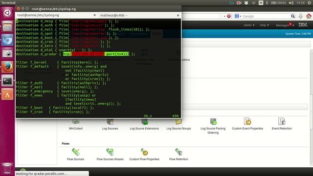 Integrando Linux com QRadar usando syslog-ng смотреть онлайн