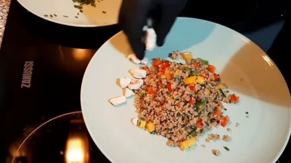 Diet salad with Quinoa and Chicken! Диетический салат с Киноа !???