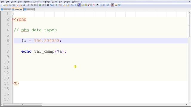 php tutorial in hindi #8 Variable Data Type in PHP 1 смотреть онлайн