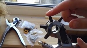 Установщик люверса, дырокол для ремней установщик кнопок с алиэкспресс