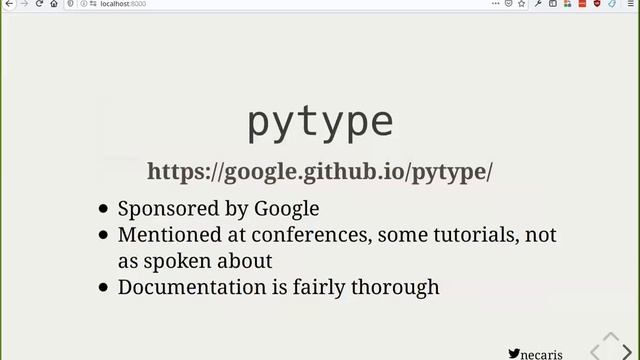 June 2020 Meetup Part II - Type Checking in Python смотреть онлайн