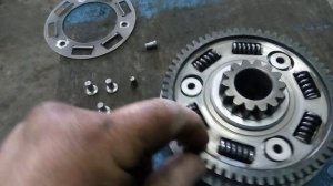 Ремонт корзины сцепления мотоцикла honda xr250
