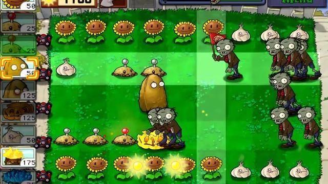 Only Potato Mine vs ZOMBIES | Plants vs Zombies смотреть онлайн