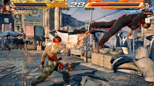 TEKKEN 7 (PC) : HIGH LEVEL TEKKEN - LAW (GENBU) VS HWOARANG (SUZAKU)►4K 60FPS смотреть онлайн