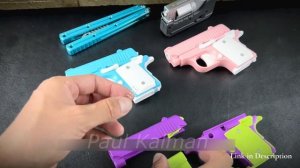 How to Use 3D Printed Mini 1911 Toy Gun 2023