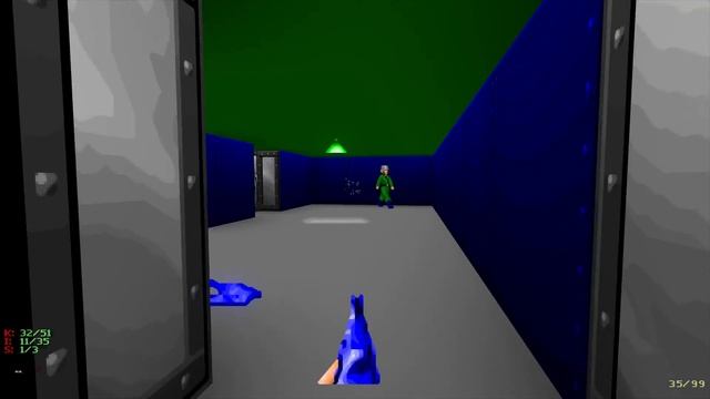 Wolfenstein 3D TC: Spear of Destiny - Return to Danger (IADI, 100%) - 22 - The Submarine Pen 1 (4K) смотреть онлайн