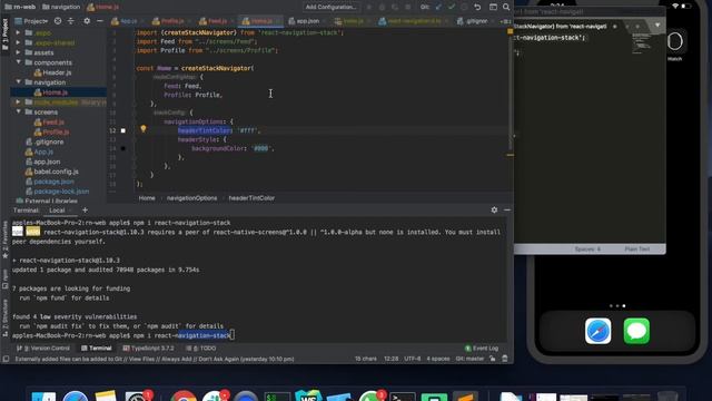 react navigation in react native part-1 смотреть онлайн