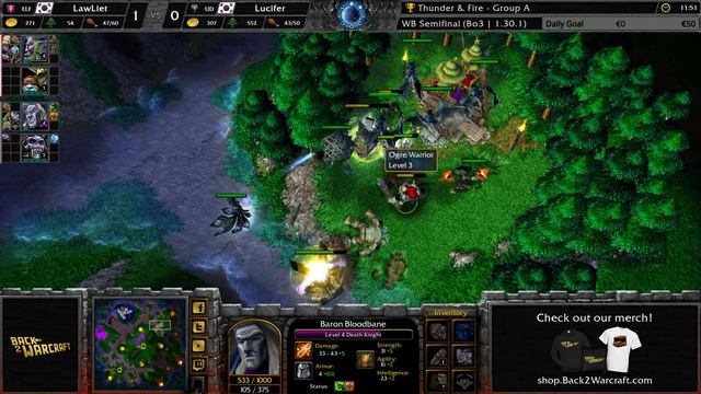 Thunder & Fire Cup - Grp A (WB SF): [N] LawLiet vs. Lucifer [U] смотреть онлайн
