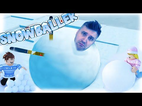 Слепил ОГРОМНЫЙ ГИГАНТСКИЙ ШАР В SNOWBALLER Simulator в Roblox