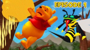 ВИННИПУХ кровь и мёд (страшная история в Роблокс)