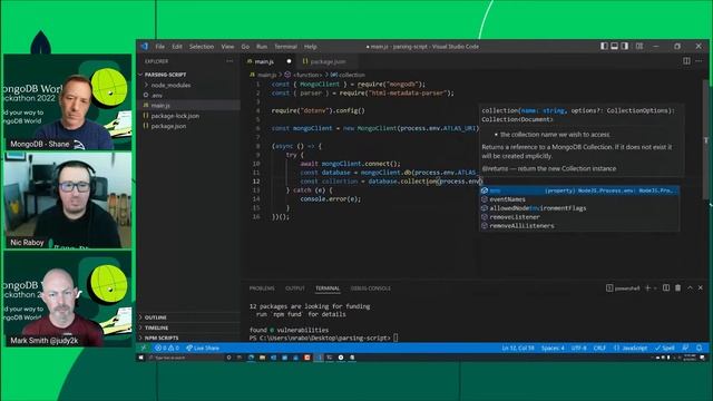 Parsing GDELT Web Data - MongoDB World Hackathon Series смотреть онлайн