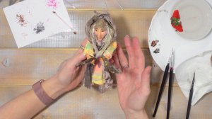 Делаем ватную игрушку "Баба Яга". Пошаговый мастер-класс. Часть 1/2