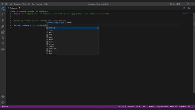 Coinbase API Tutorial in Python (Build Your Own Trade Bot) смотреть онлайн