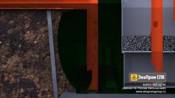 Принцип работы Септика Rostok Дачный